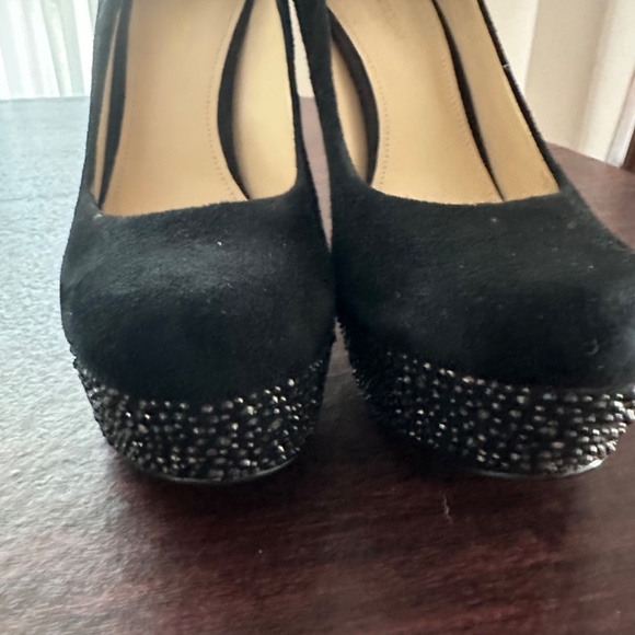 Enzo Anciolini Beccalynn black suede platform Pump - Picture 2 of 5